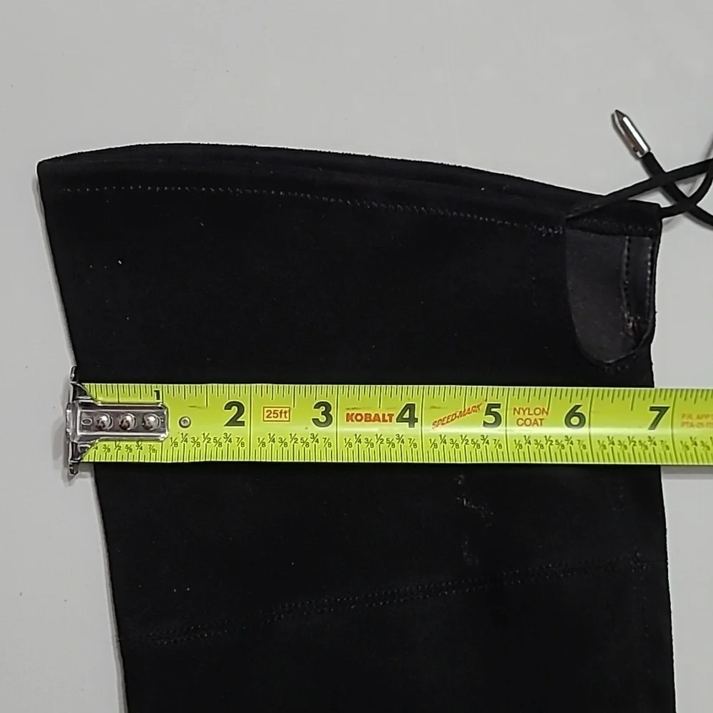Marc Fisher black suede over the knee boots size 7.5